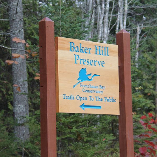 Baker Hill Sign. Photo Credit Jake Manning.